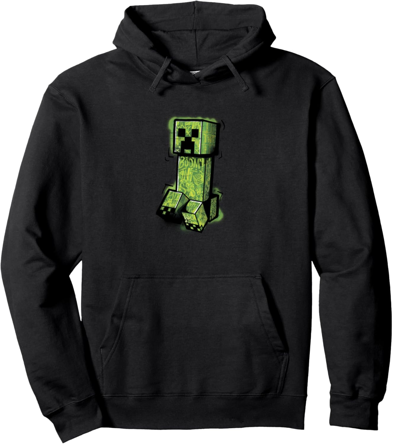 Minecraft Creeper Graffiti Pullover Hoodie